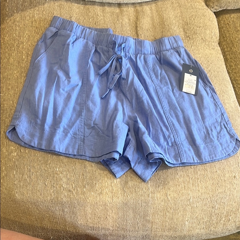 Women's Blue Casual Shorts